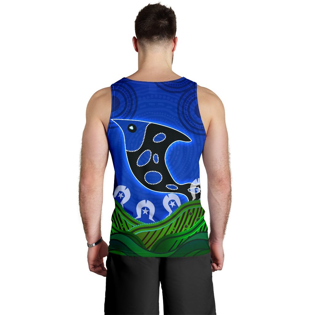 Men's Tank Top - Torres Strait Dot Patterns - Vibe Hoodie Shop