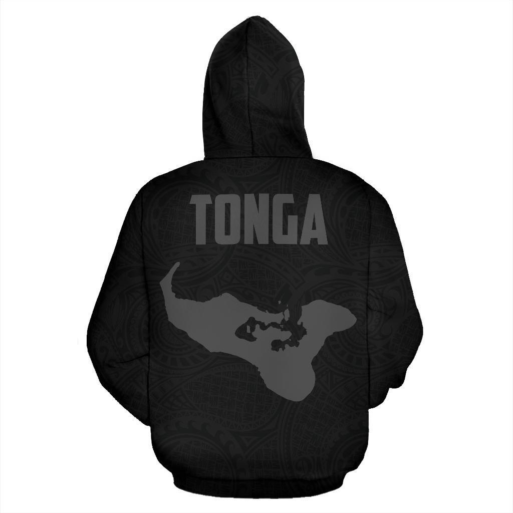 Hoodie Tonga Polynesian Coat Of Arms In Turtle Map - Vibe Hoodie Shop