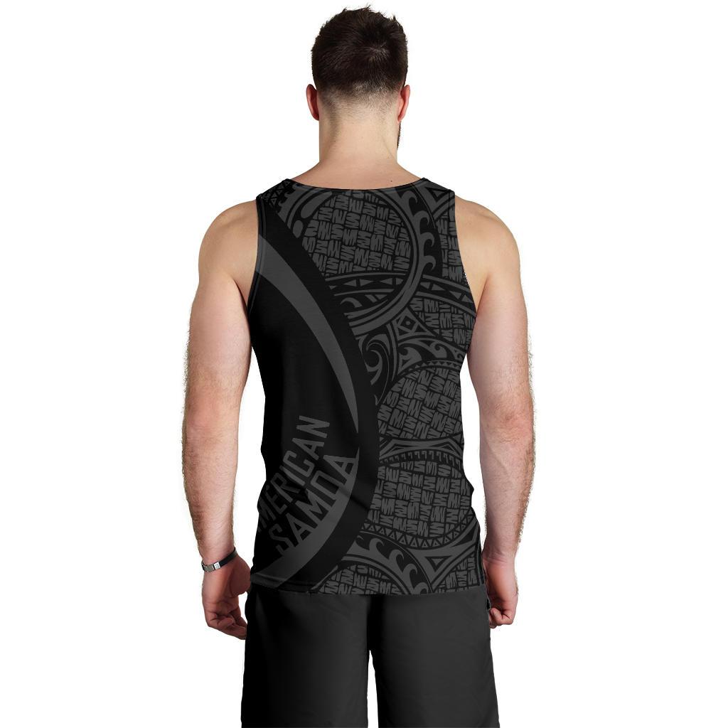 American Samoa Polynesian Men's Tank Top - Circle Style 06 - Vibe Hoodie Shop