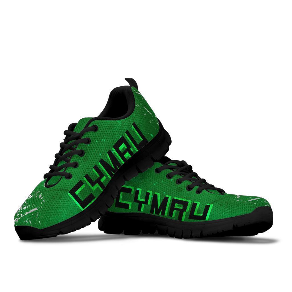 Wales Celtic Sneakers - Grunge Dragon - Vibe Hoodie Shop