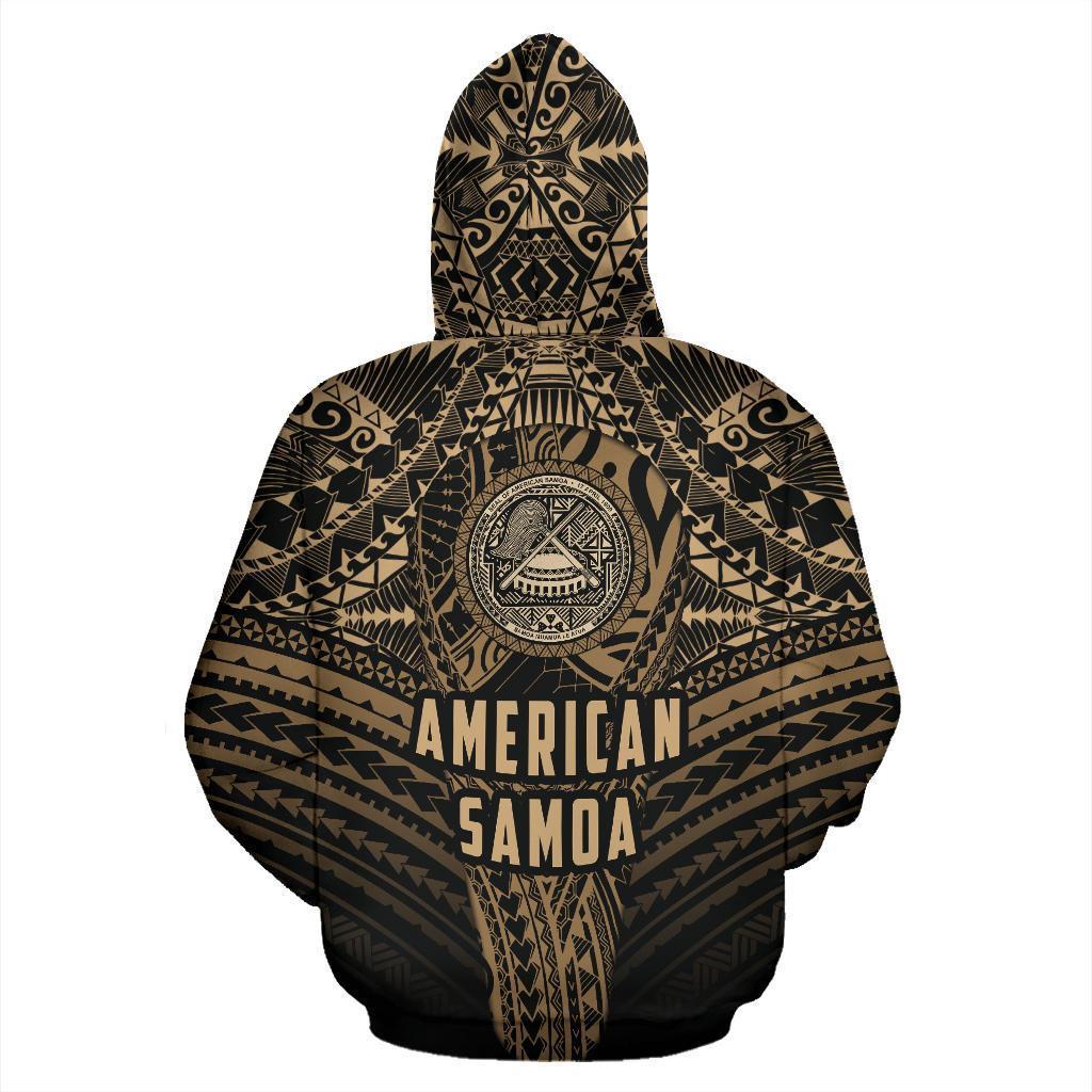 American Samoa Hoodie Polynesian Tattoo Pullover Hoodie - Vibe Hoodie Shop