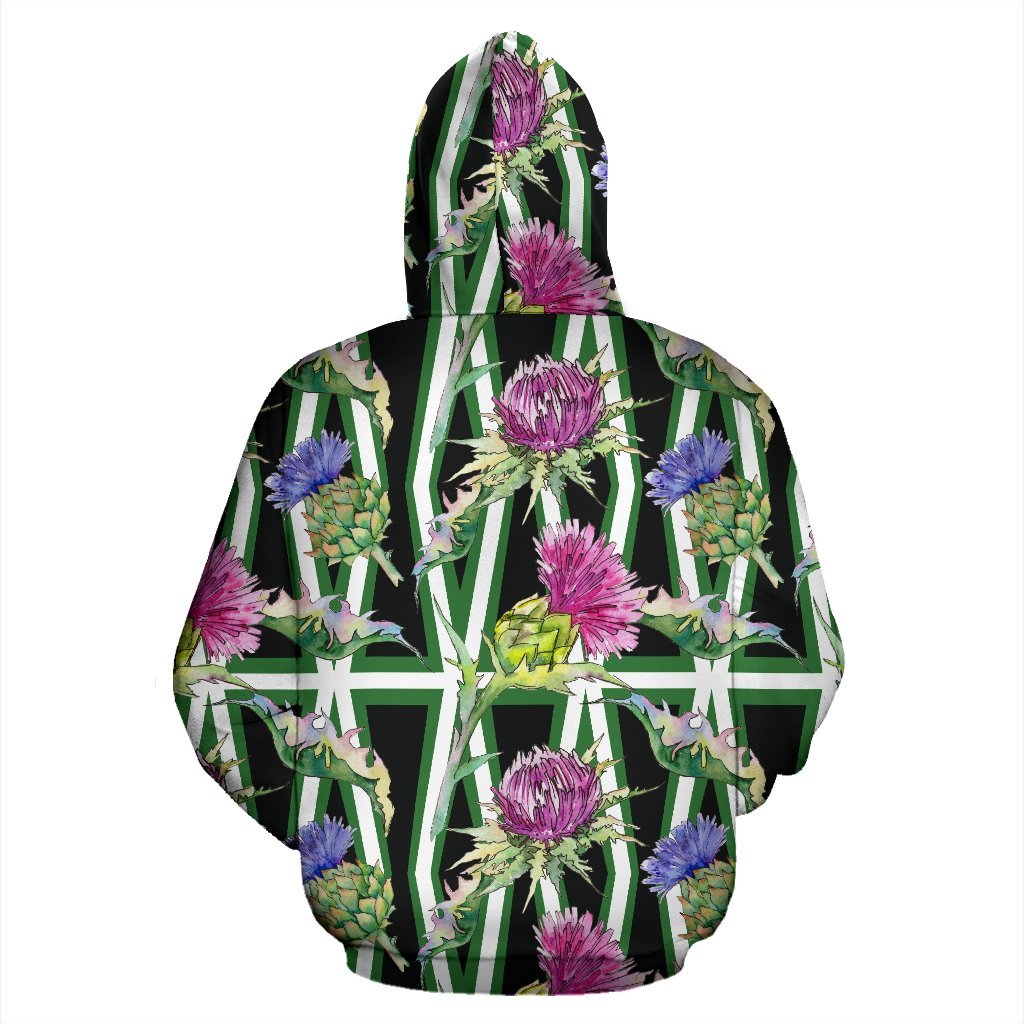 Scotland Hoodie - Thistle Pattern - Vibe Hoodie Shop