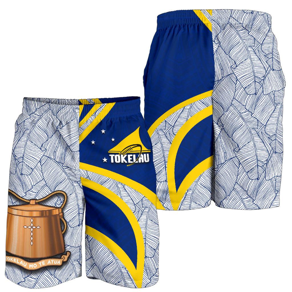 Tokelau Rugby All Over Print Men's Shorts Polynesian - Vibe Hoodie Shop