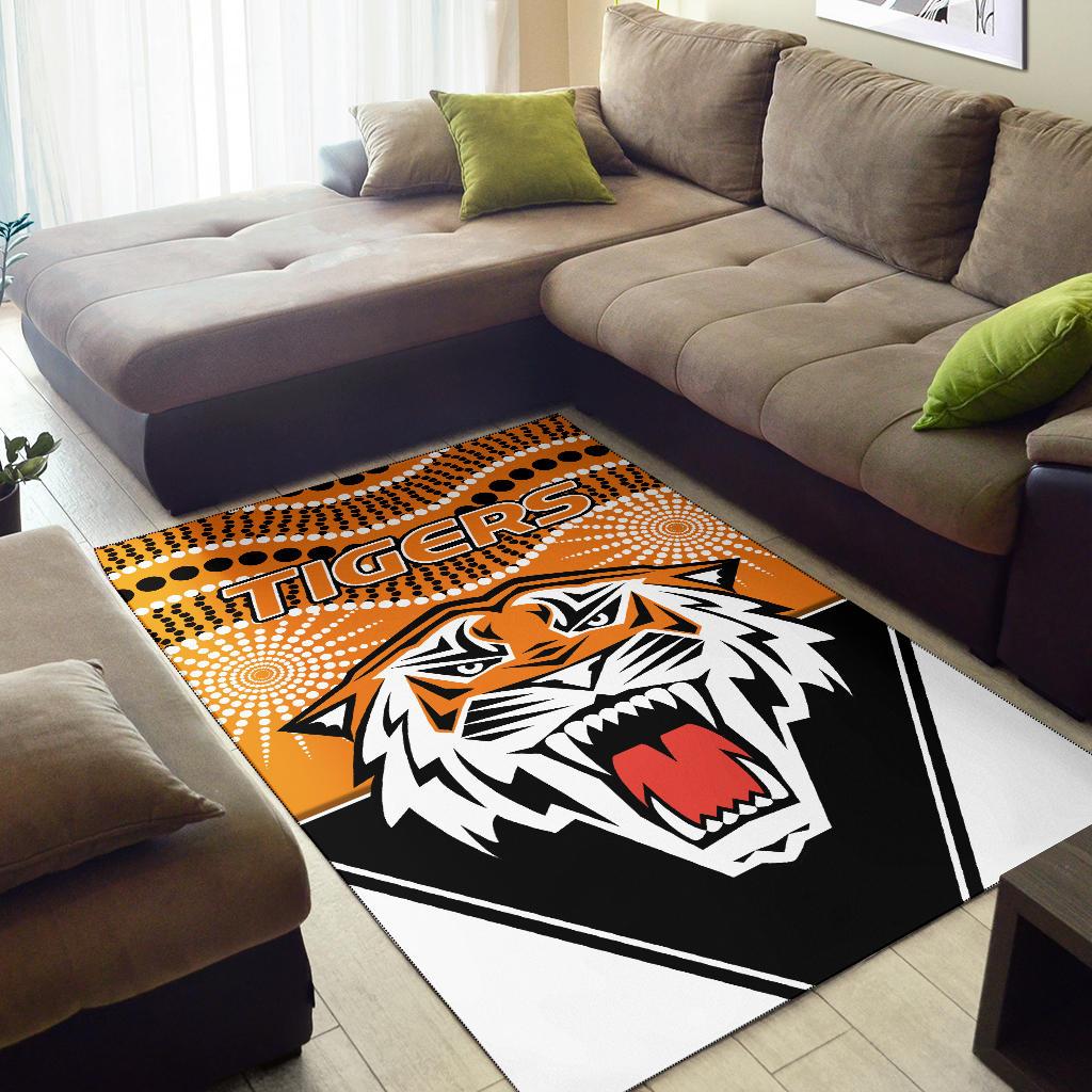Tigers Area Rug Wests Indigenous Newest - Vibe Hoodie Shop