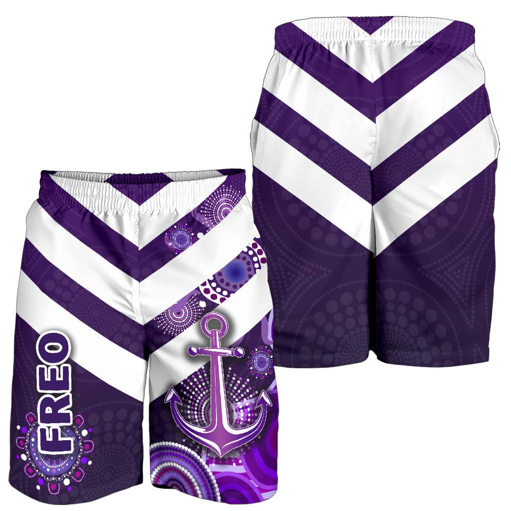 Fremantle Men Shorts Dockers Indigenous Freo - Vibe Hoodie Shop