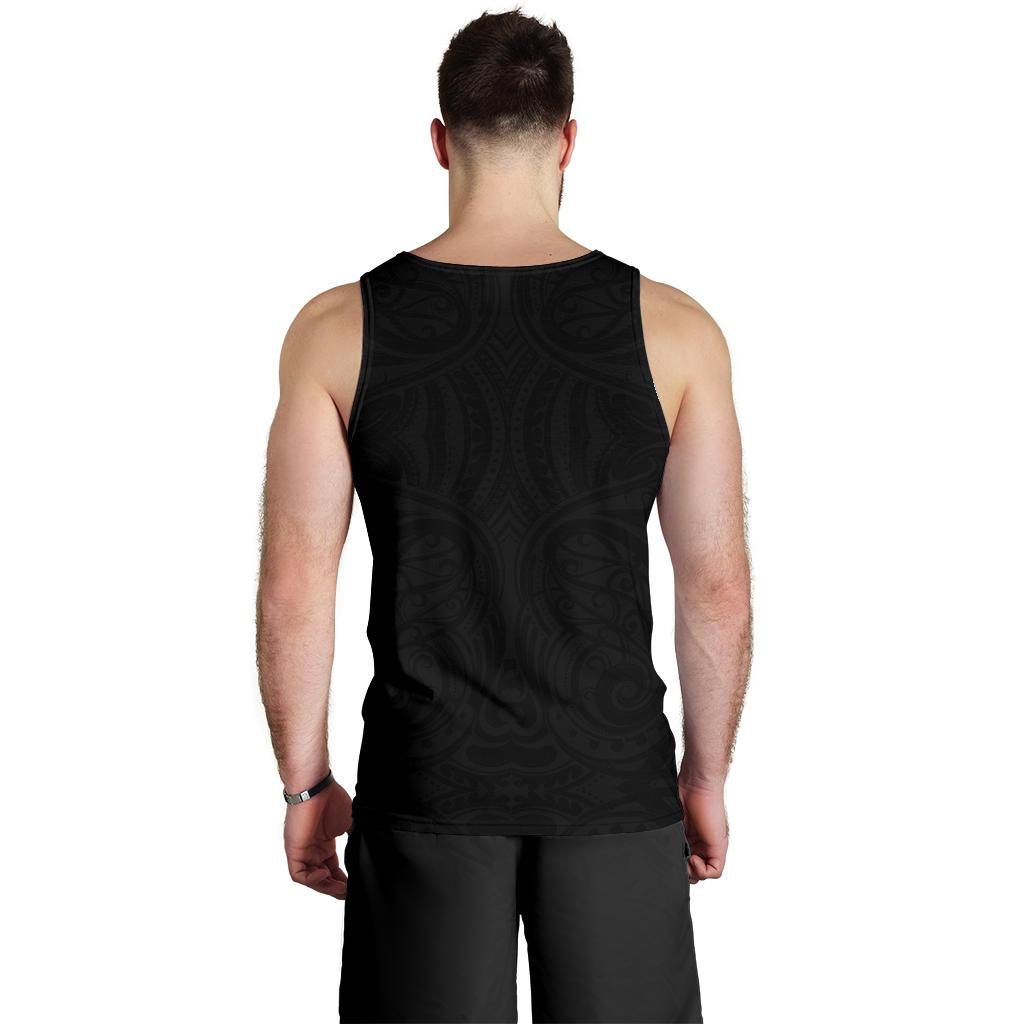 New Zealand Men's Tank Top, Maori Taumutu Tattoo - Vibe Hoodie Shop