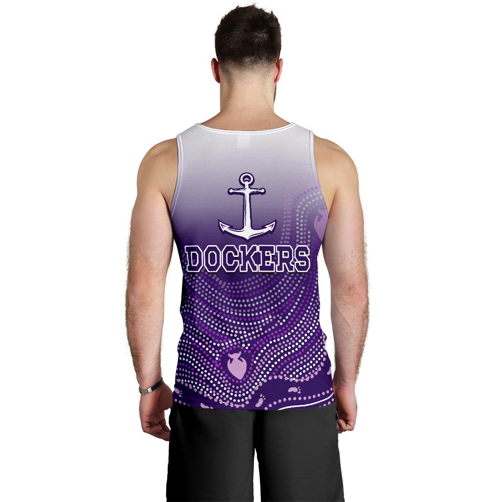 Dockers Men Tank Top Indigenous Fremantle - Vibe Hoodie Shop