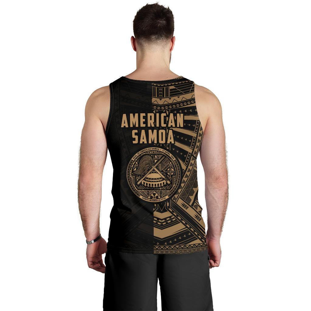 American Samoa Men's Tank Top - Half Style - Vibe Hoodie Shop