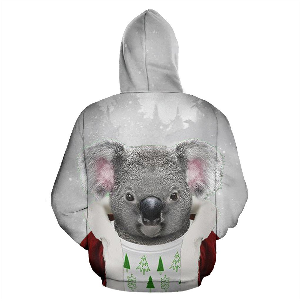 Australia Christmas Hoodie - Koala Hoodie Merry Christmas - All Over Print - Unisex - Vibe Hoodie Shop