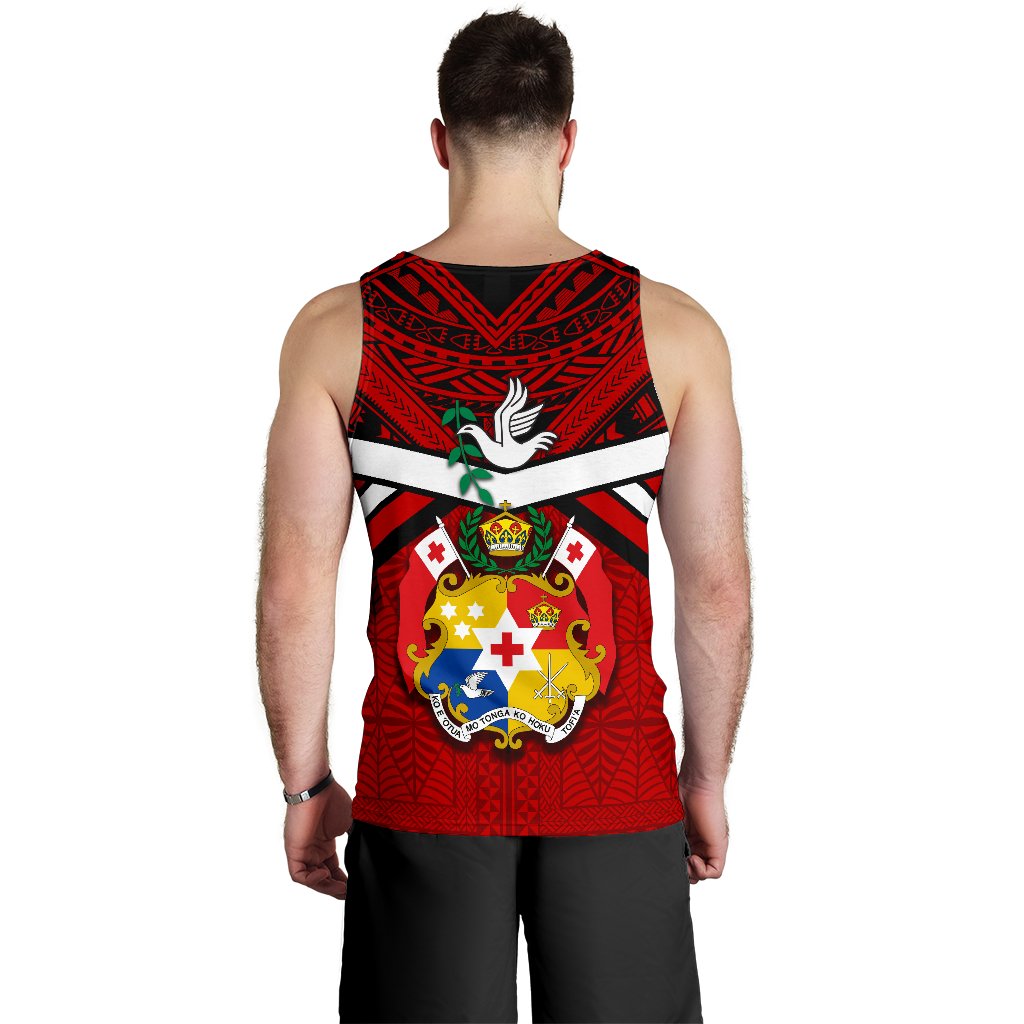 Tonga Rugby Men Tank Top - Mate Ma'a Tonga - Vibe Hoodie Shop