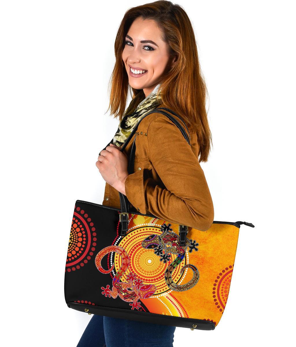 aboriginal-leather-tote-bag-couple-aboriginal-lizards