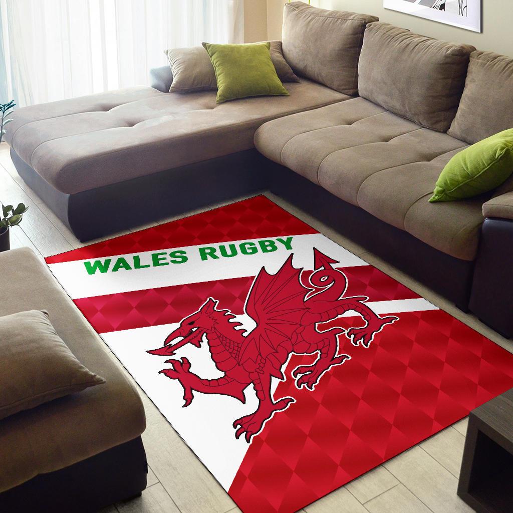 Wales Rugby Area Rug Sporty Style - Vibe Hoodie Shop