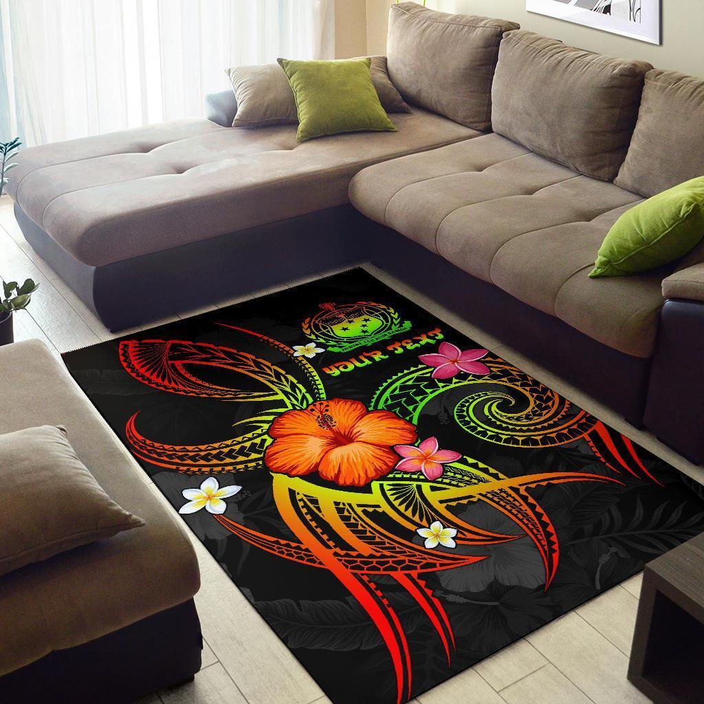 Polynesian Hawaii Personalised Area Rug - Legend of Samoa (Reggae) - Vibe Hoodie Shop