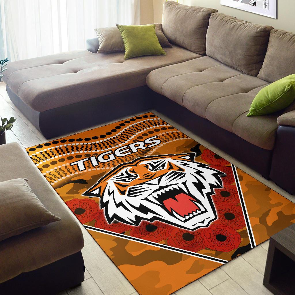 Tigers ANZAC Area Rug Wests - Vibe Hoodie Shop