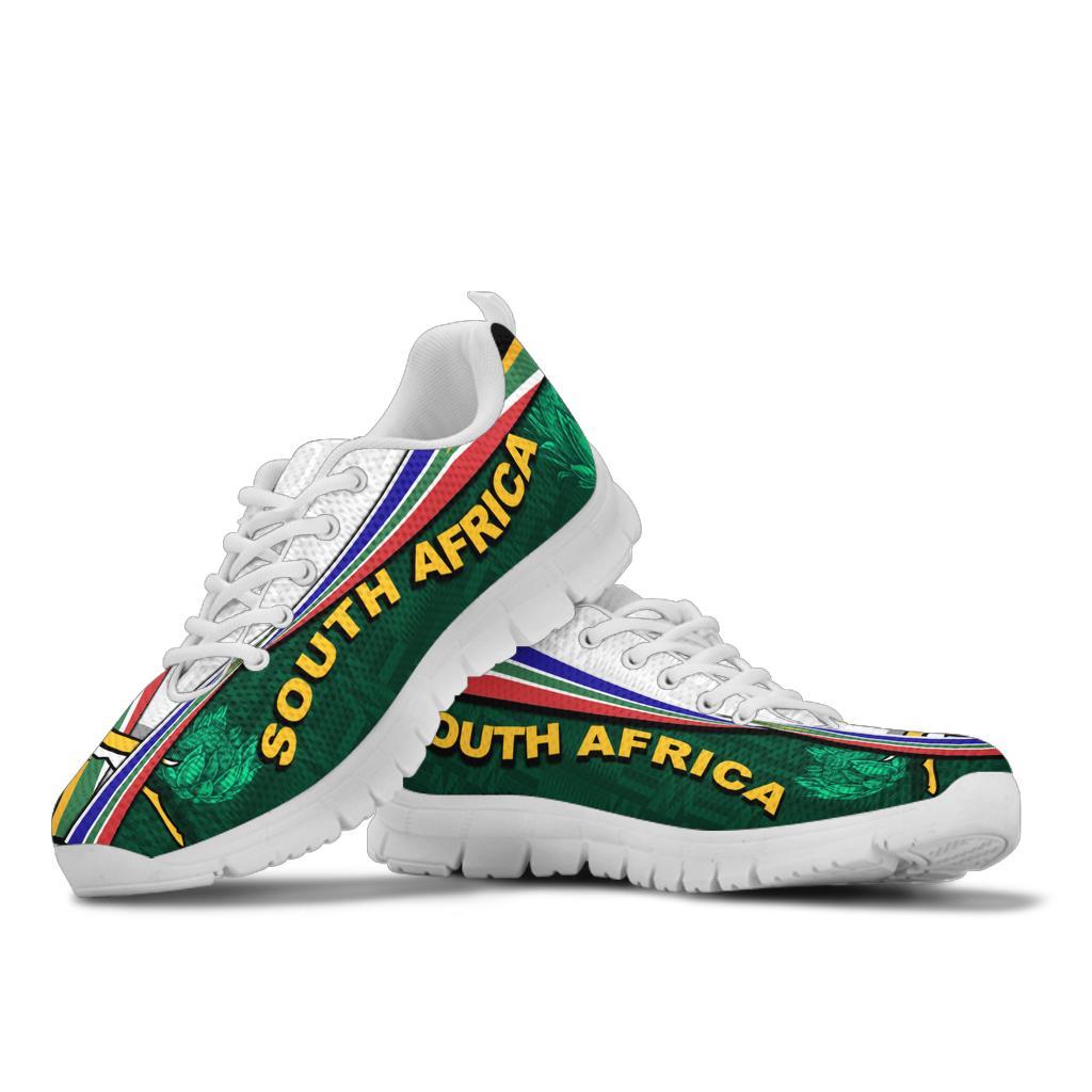 South Africa Sneakers Springboks Rugby Be Unique - White - Vibe Hoodie Shop