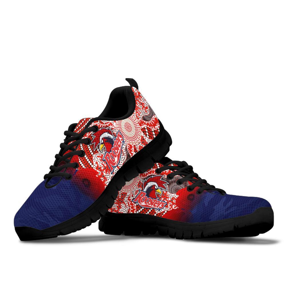 Roosters Sneakers ANZAC Day Aboriginal - Vibe Hoodie Shop