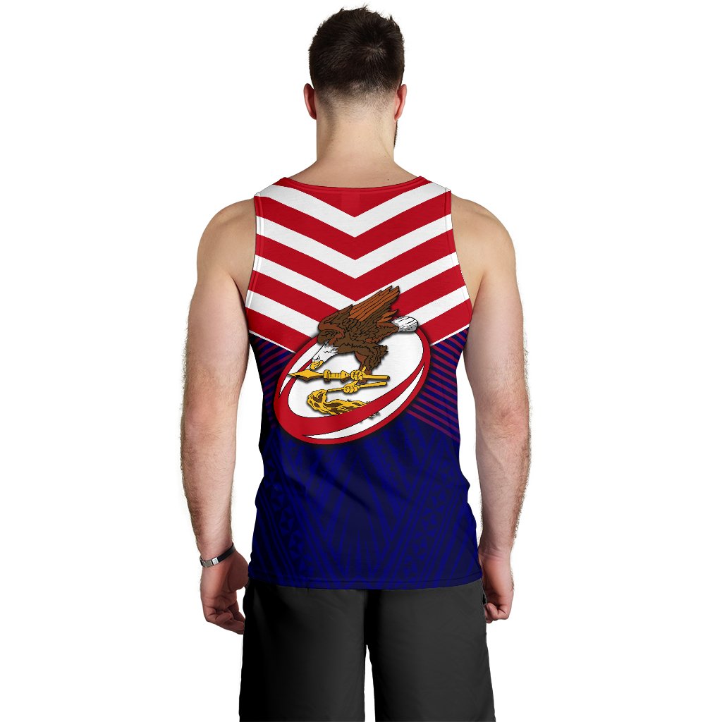 American Samoa Talavalu Rugby Men's Tank Top - Vibe Hoodie Shop