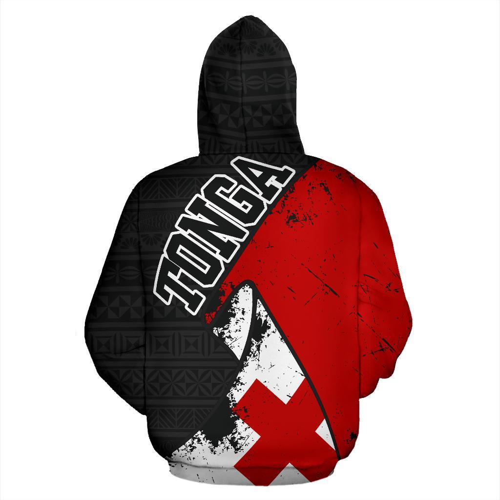 Tonga Special Grunge Flag Pullover Hoodie - Vibe Hoodie Shop