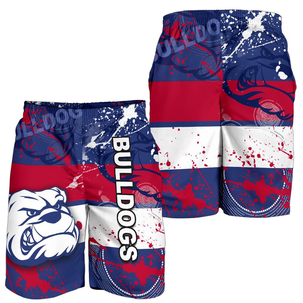 Western Bulldogs All Over Print Men's Shorts - Vibe Hoodie Shop