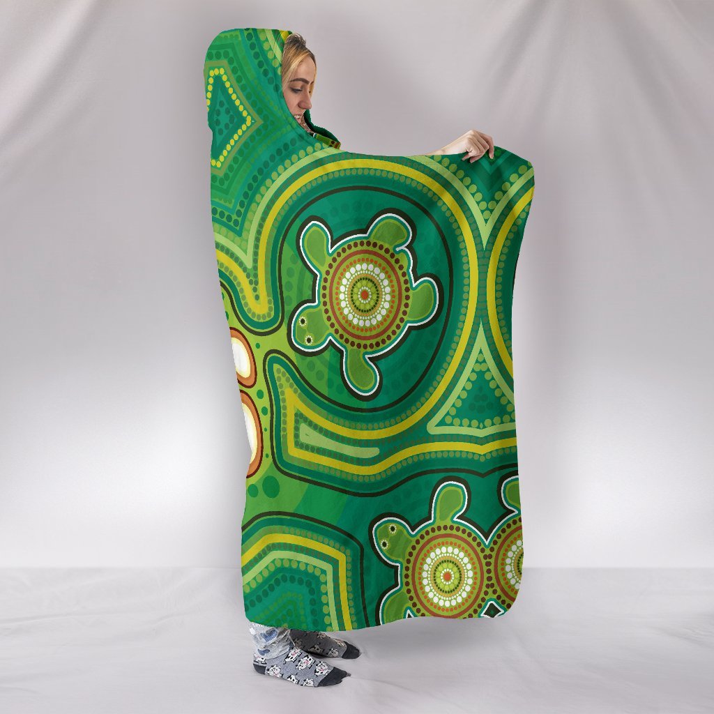 aboriginal-hooded-blanket-indegenous-dot-painting-art