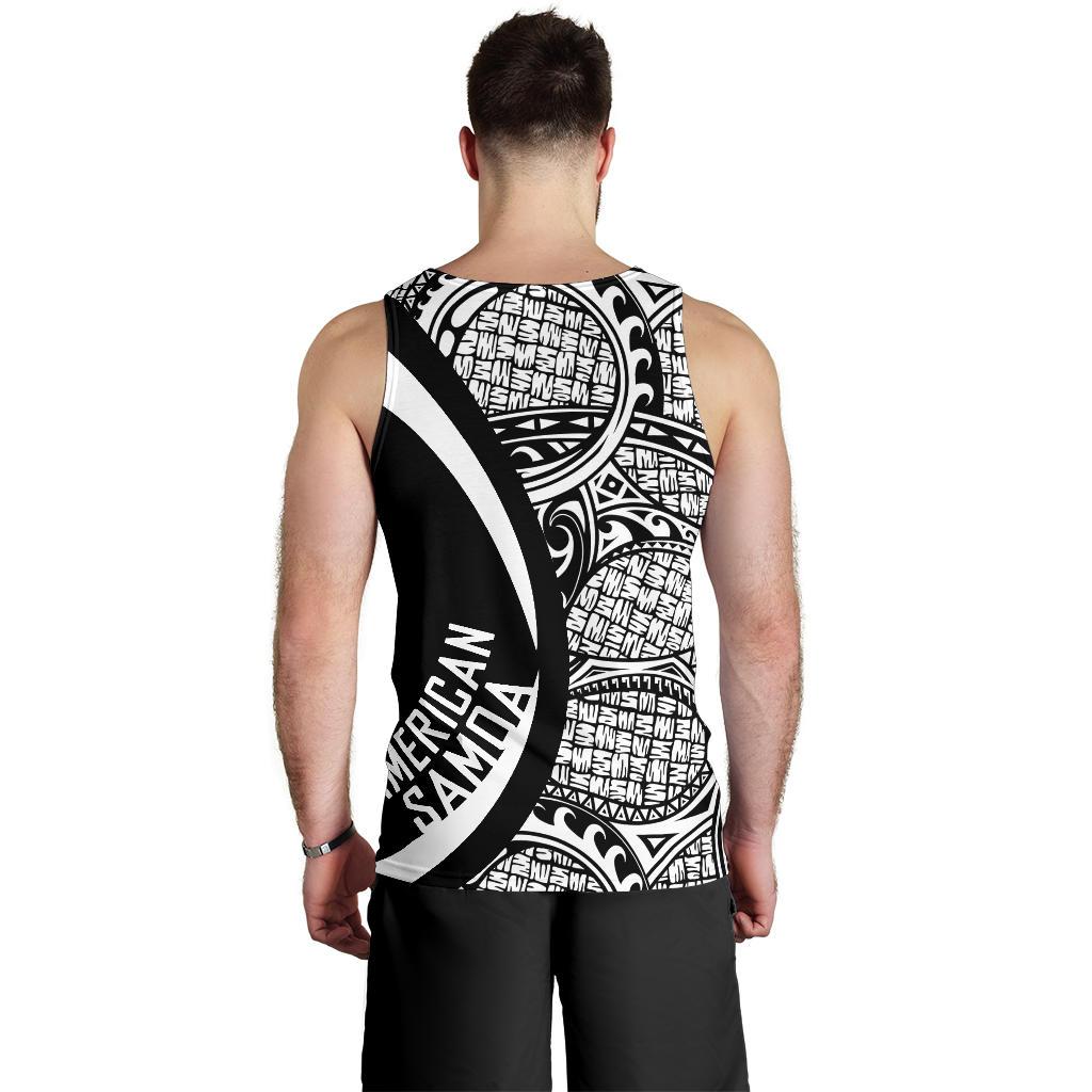 American Samoa Polynesian Men's Tank Top - Circle Style 01 - Vibe Hoodie Shop