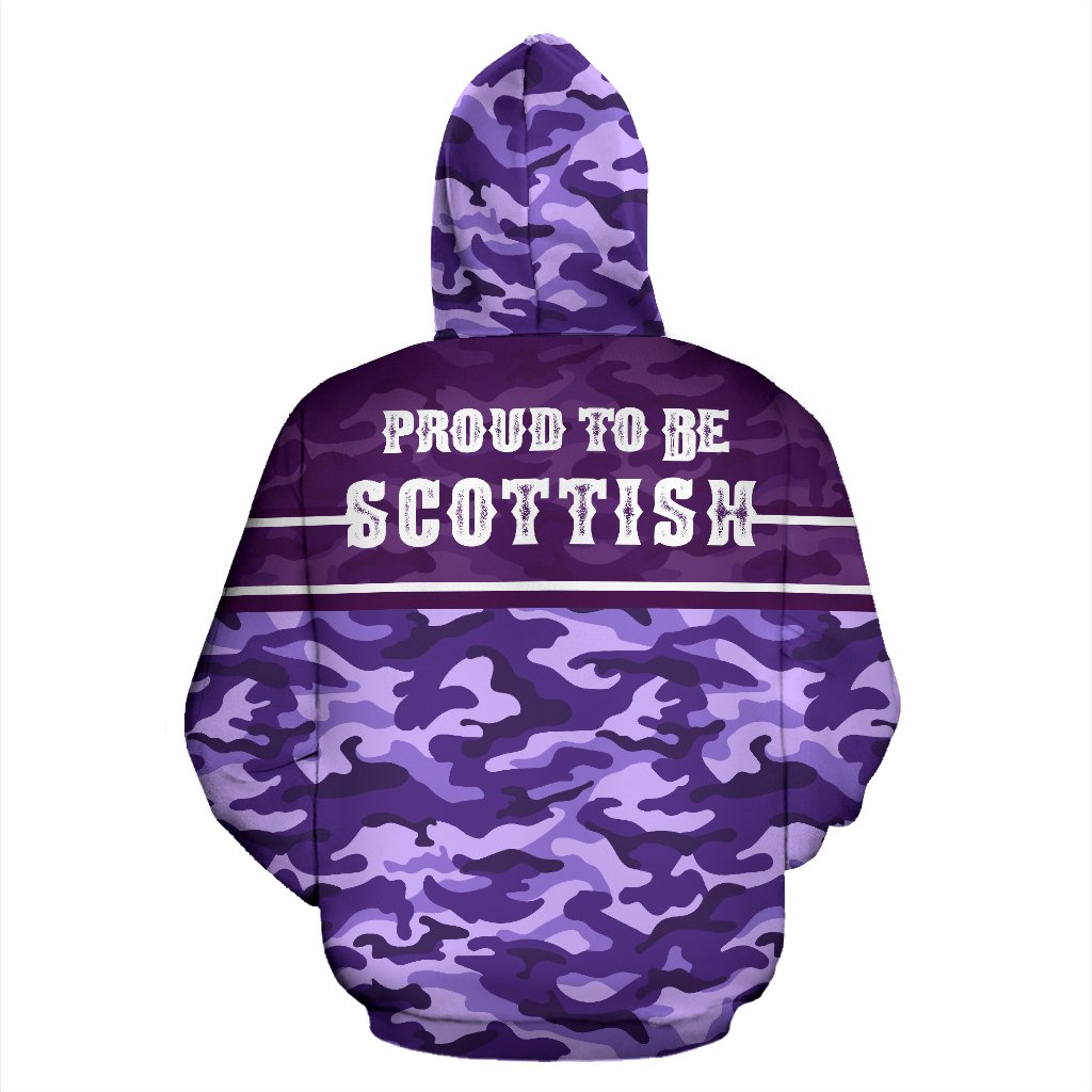 Scotland Hoodie Proud To Be Scottish Purple - Vibe Hoodie Shop