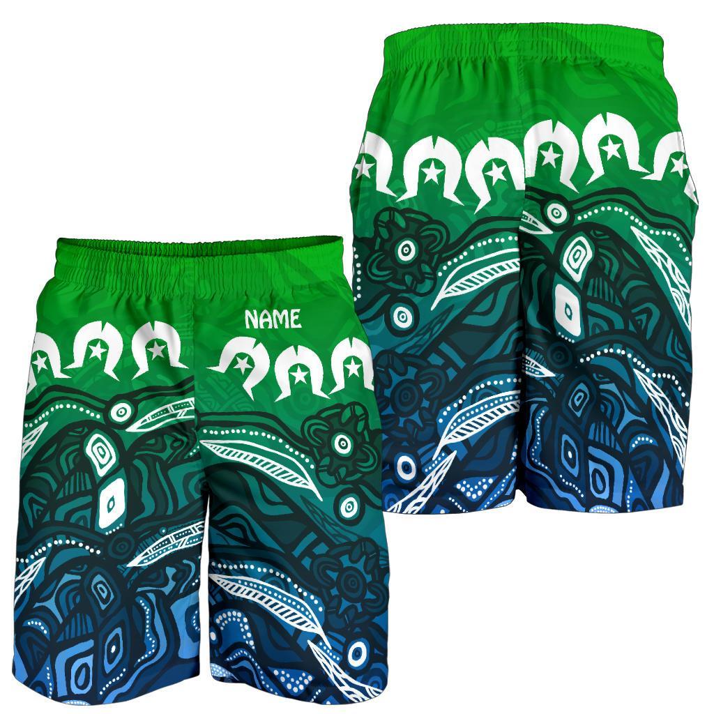 Torres Strait Islands Men's Shorts - Blue - Vibe Hoodie Shop