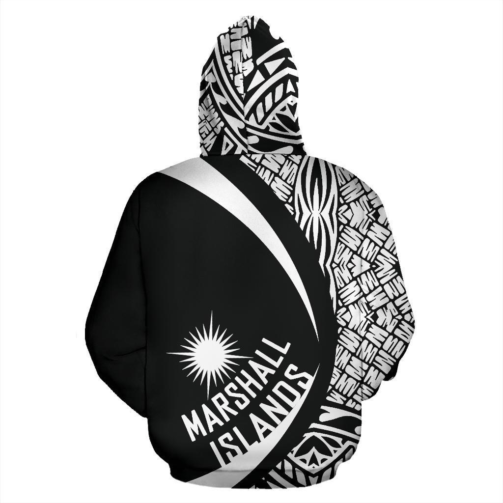 Marshall Islands Turtle Polynesian Zip Up Hoodie - Circle Style 06 - Vibe Hoodie Shop