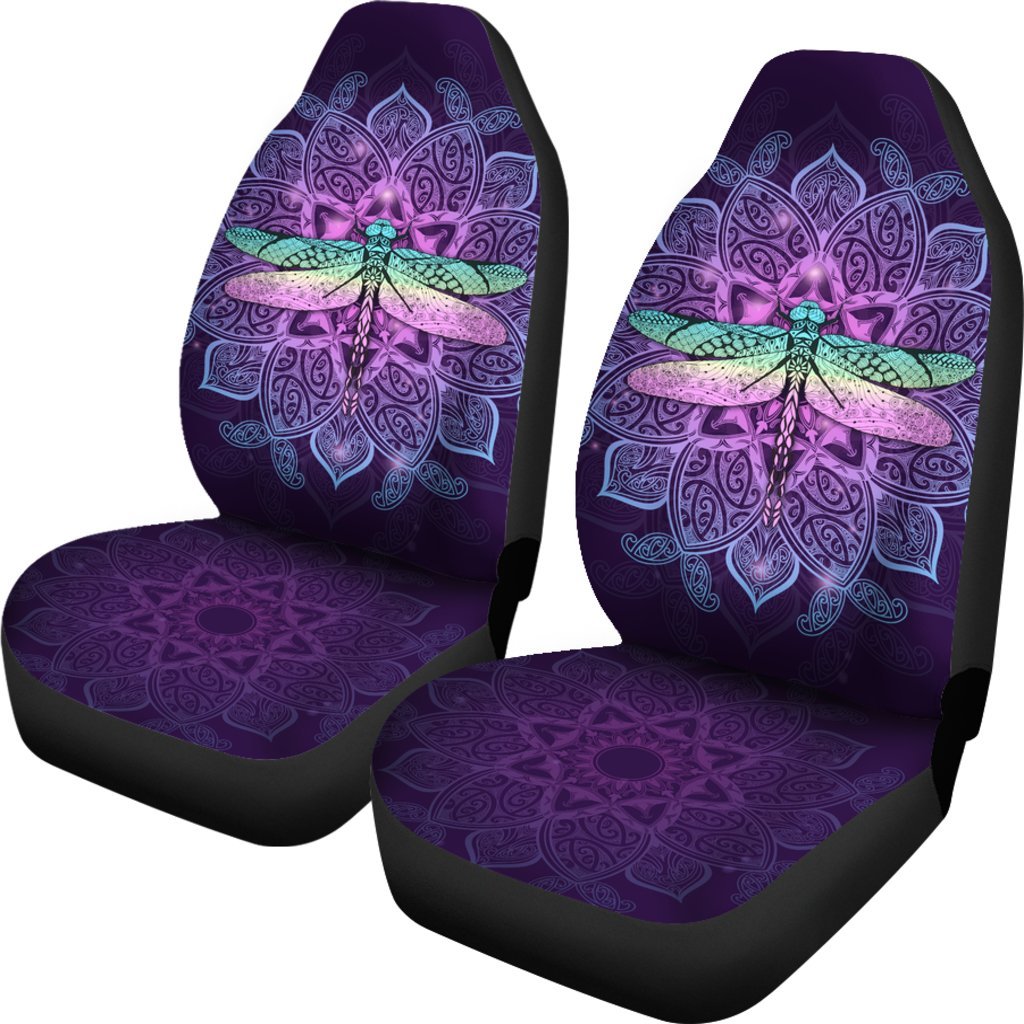 Maori Mandala Dragonfly Car Seat Covers - Vibe Hoodie Shop