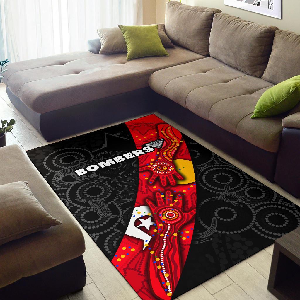 Bombers NAIDOC Week Area Rug Essendon Ingenious - Vibe Hoodie Shop