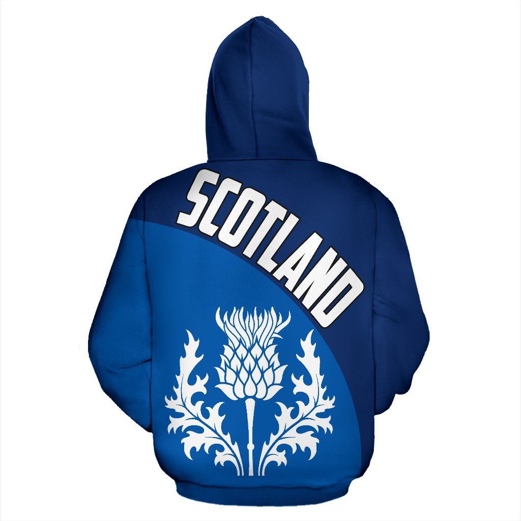 Scotland Zip - Up Hoodie Wave Blue Th9 - Vibe Hoodie Shop