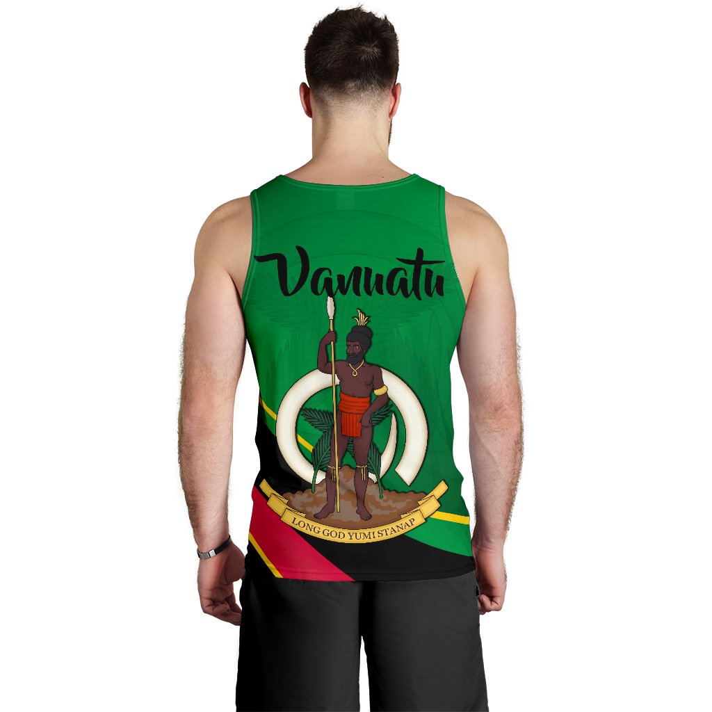 Vanuatu Rugby Men Tank Top Simple Style - Vibe Hoodie Shop