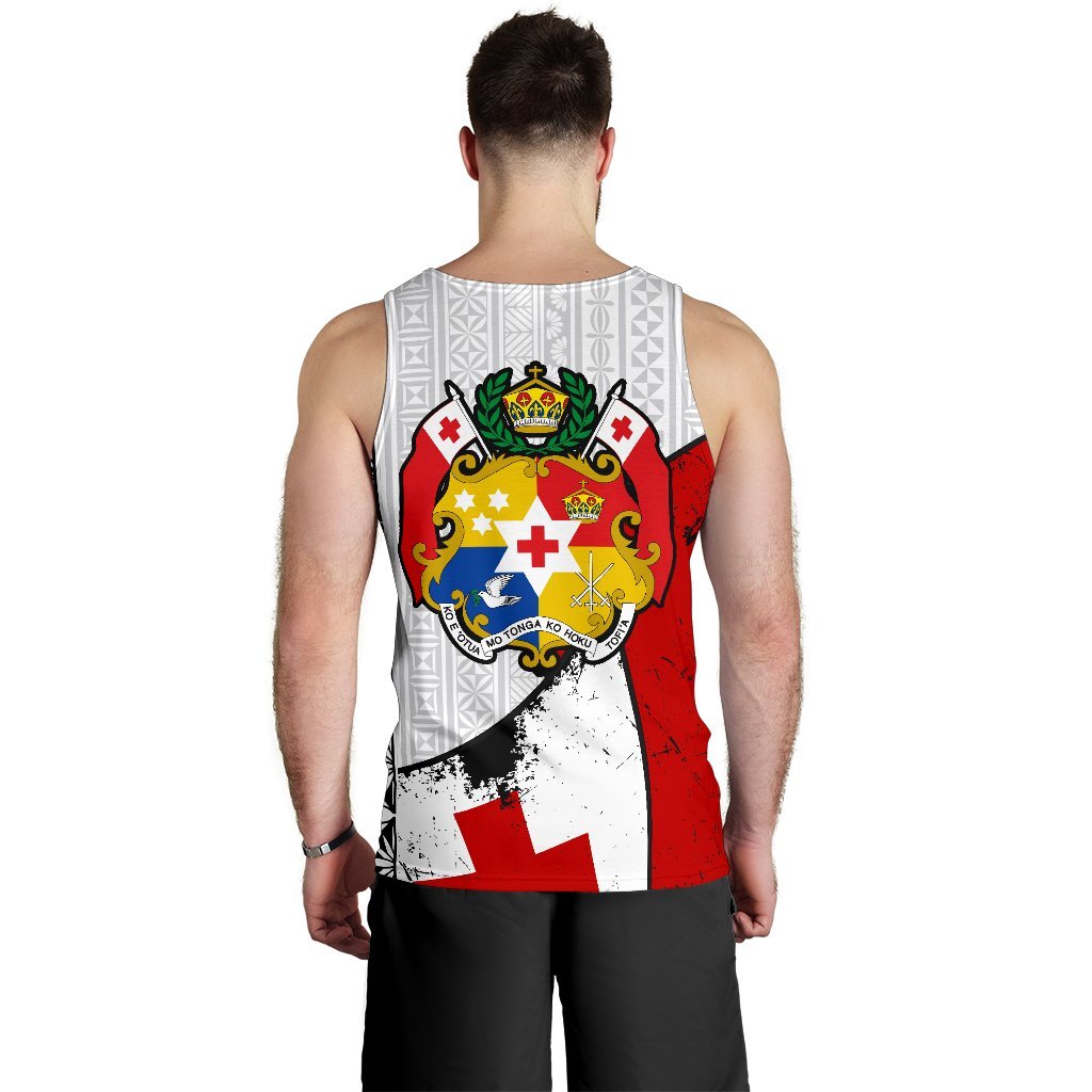 Tonga Special White Men's Tank Top - Vibe Hoodie Shop