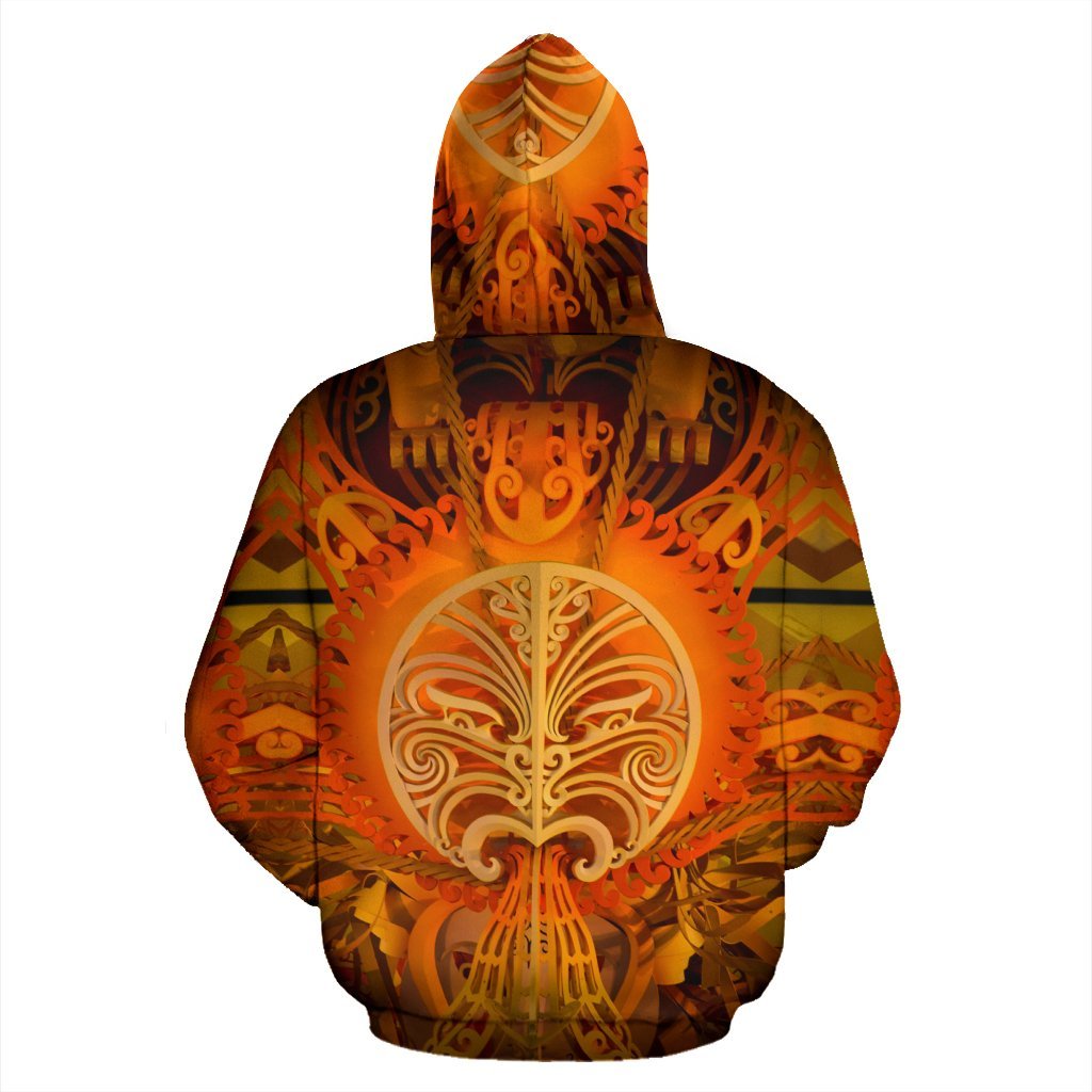 New Zealand Maori Sun God Hoodie - Vibe Hoodie Shop