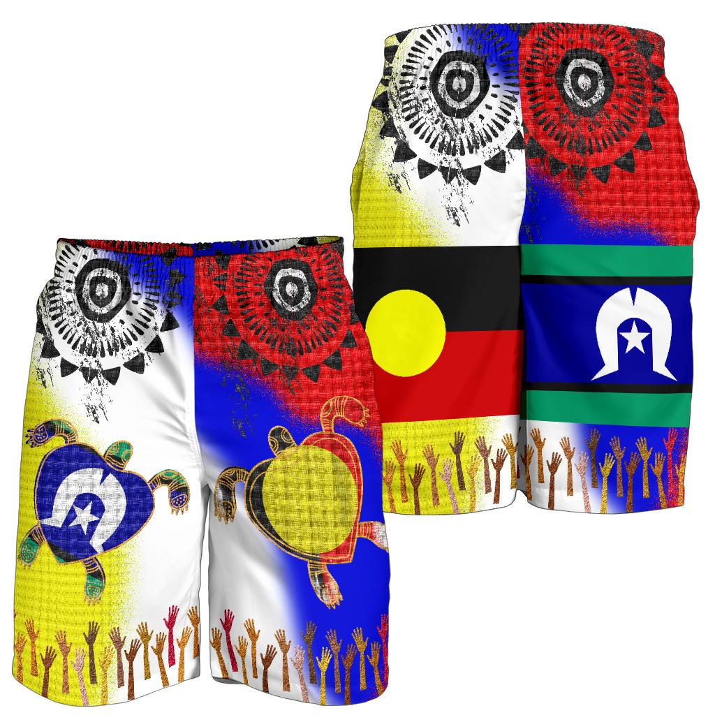 Aboriginal Men's Shorts, NAIDOC Week - Vibe Hoodie Shop