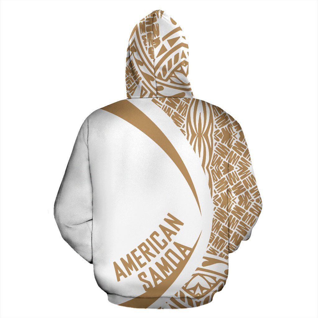 American Samoa Turtle Polynesian Zip Up Hoodie - Circle Style 05 - Vibe Hoodie Shop