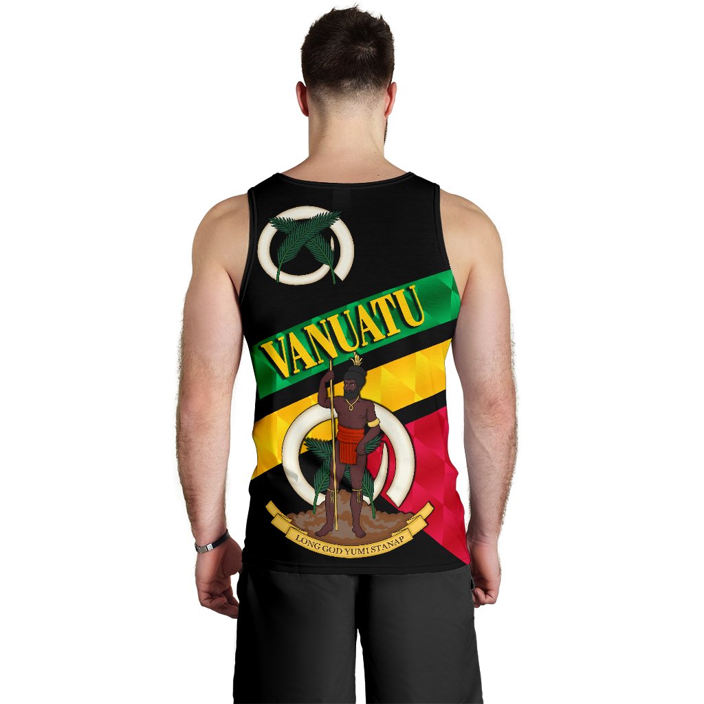 Vanuatu Rugby Men Tank Top Sporty Style - Vibe Hoodie Shop