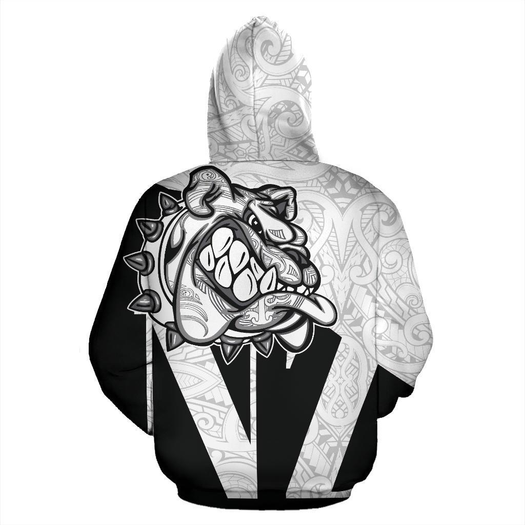 Aoteroa Bulldog Maori Hoodie - Vibe Hoodie Shop