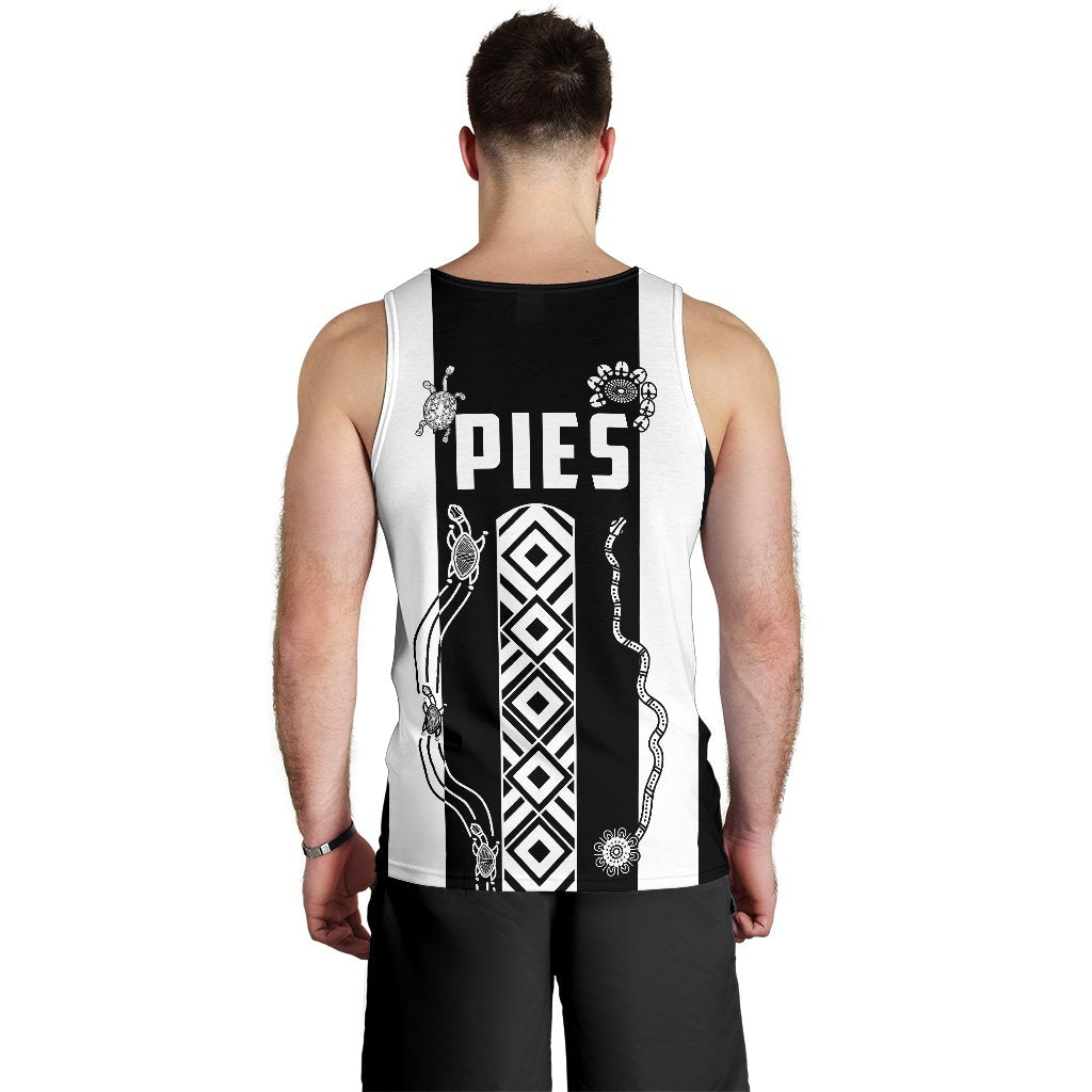 Pies Indigenous Men's Tank Top Collingwood - Vibe Hoodie Shop