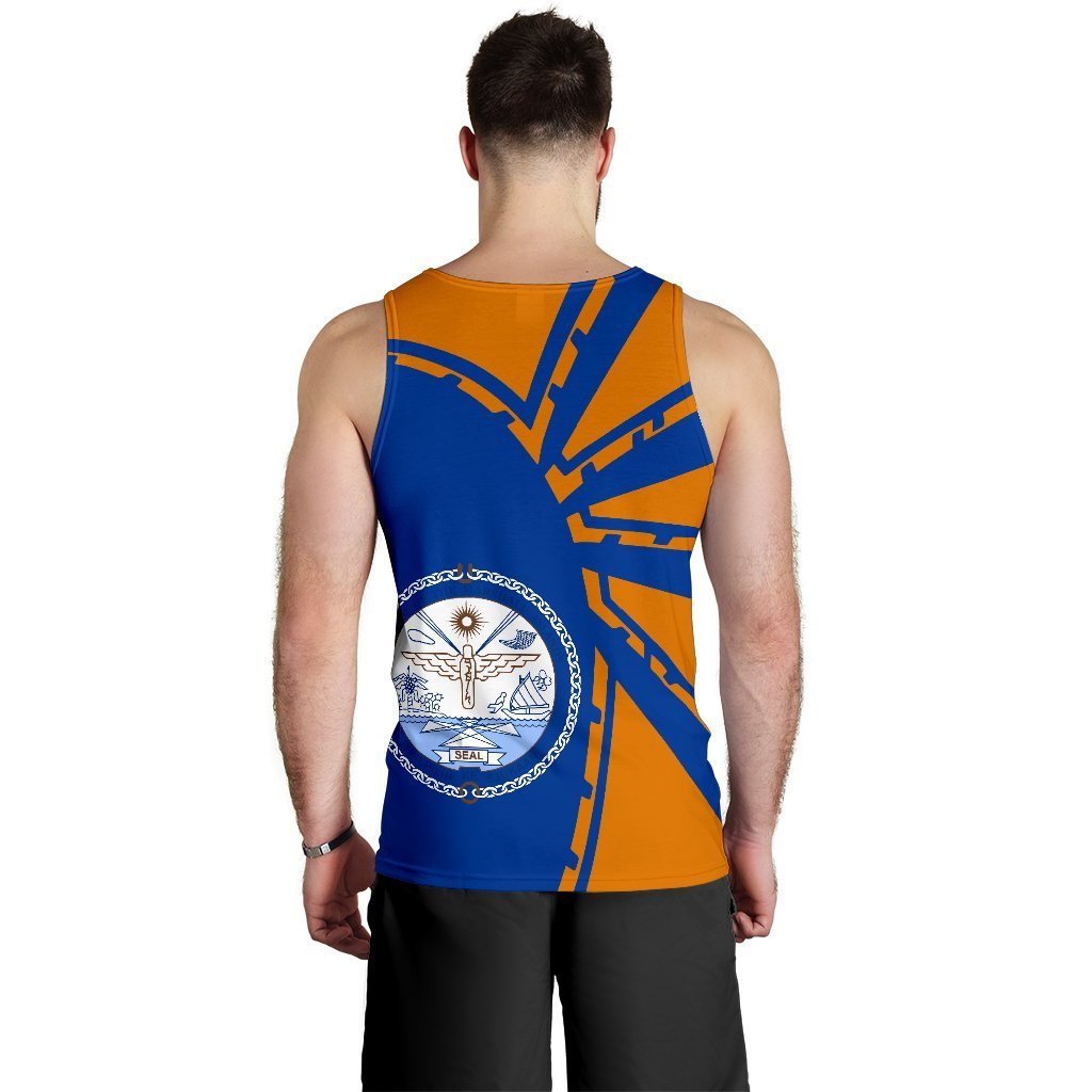 Marshall Islands Tank Top For Men Premium Style - Vibe Hoodie Shop