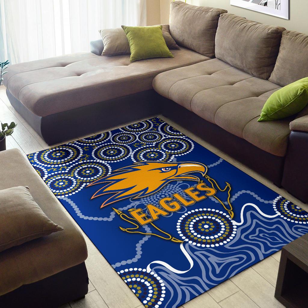 Eagles Indigenous Area Rug West Coast - Vibe Hoodie Shop