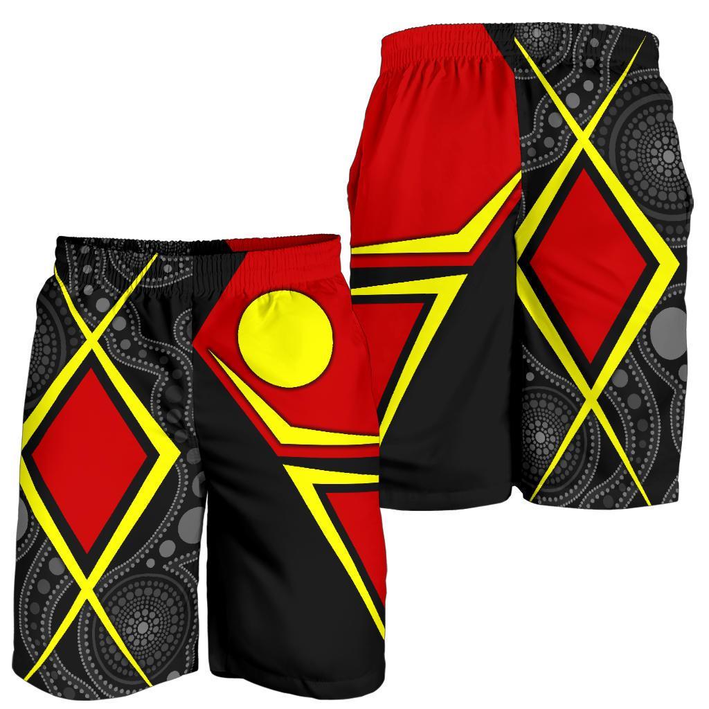 Aboriginal Men's Shorts - Indigenous Legend - Vibe Hoodie Shop