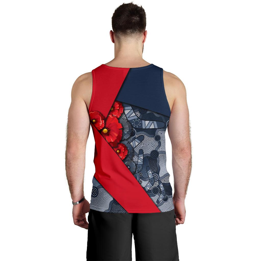 Aboriginal Tank Top (Men) , ANZAC Day - Vibe Hoodie Shop