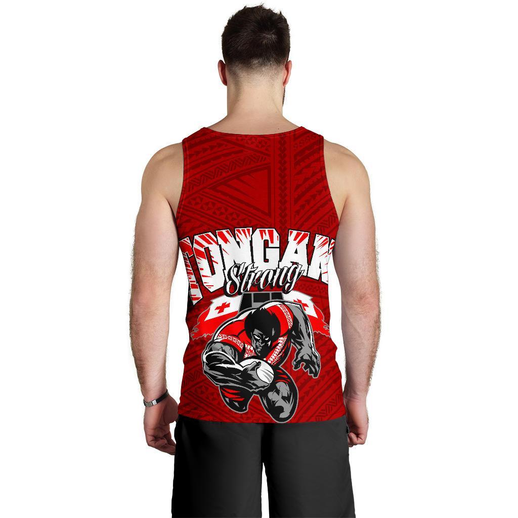 Tongan Strong Polynesian Tattoo Tank Top - Vibe Hoodie Shop