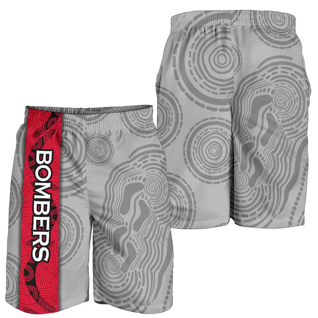 Essendon Bombers All Over Print Men's Shorts - Vibe Hoodie Shop