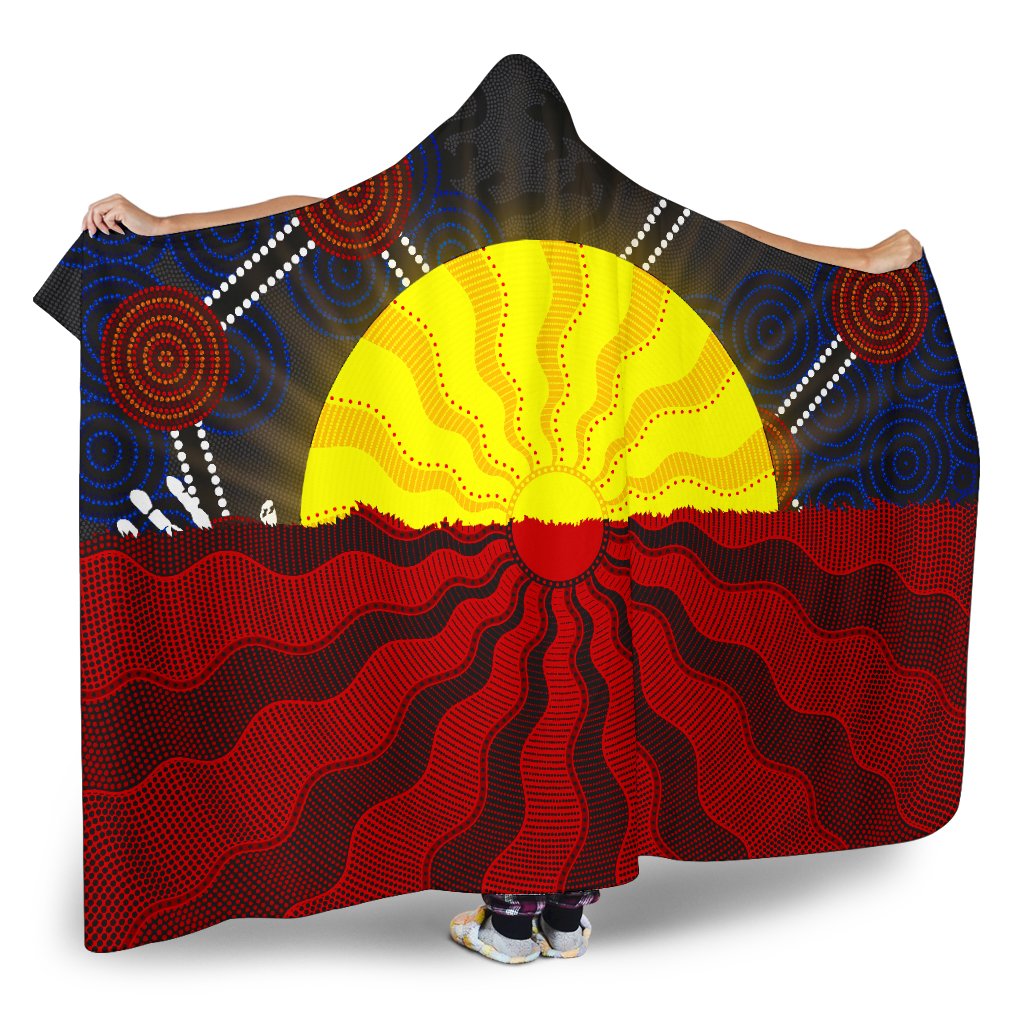 aboriginal-hooded-blanket-aboriginal-lives-matter-flag-sun-dot-painting