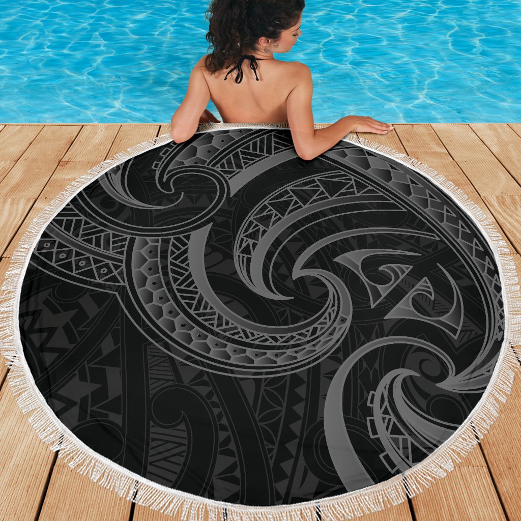 new-zealand-maori-mangopare-beach-blanket-polynesian-black