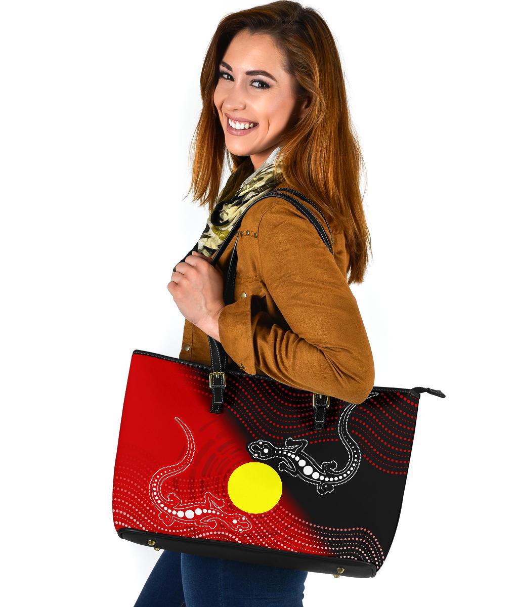 aboriginal-large-leather-tote-bag-two-indigenous-lizard