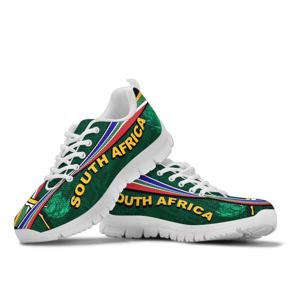 South Africa Sneakers Springboks Rugby Be Unique - Green - Vibe Hoodie Shop