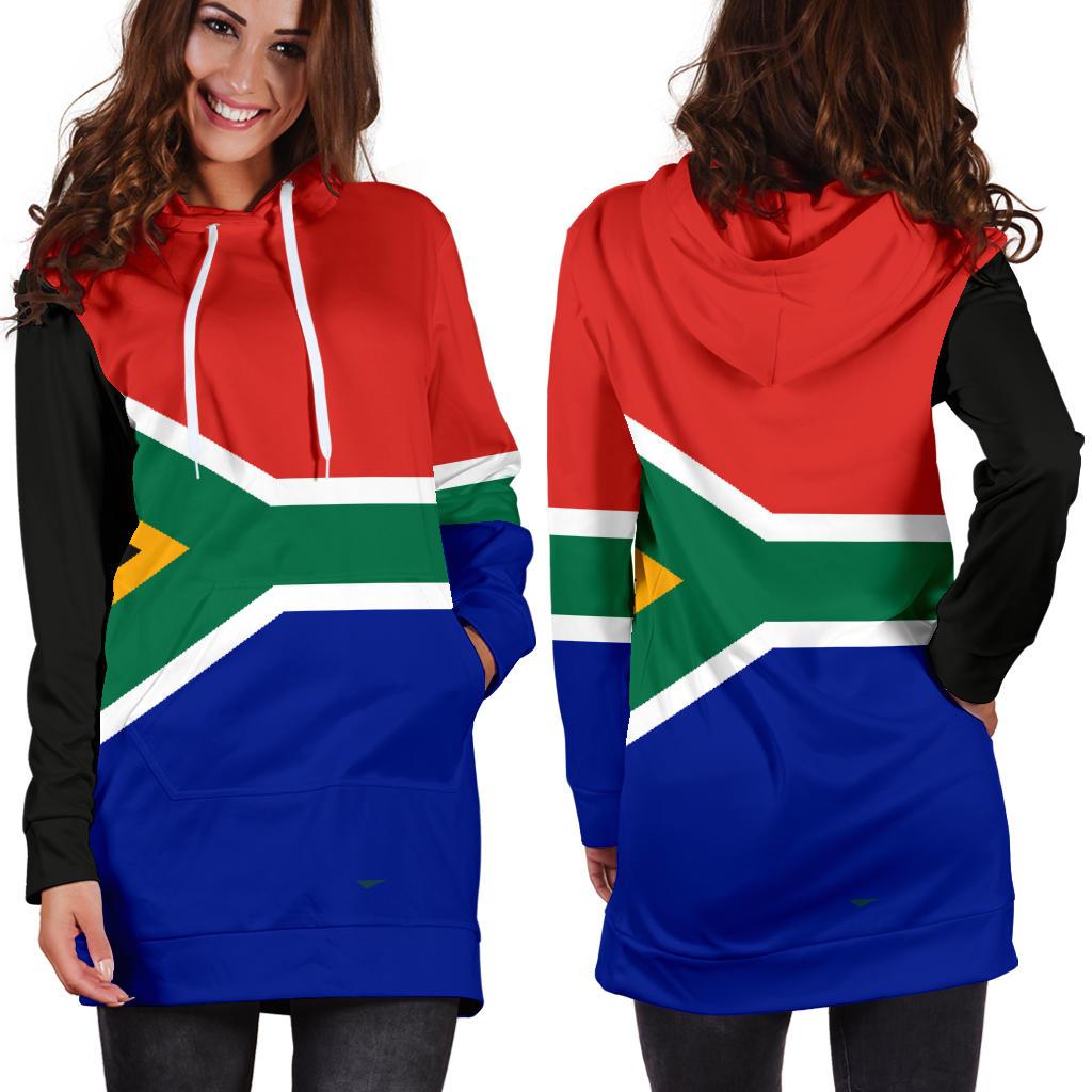 South Africa Hoodie Dress Original Flag - Vibe Hoodie Shop